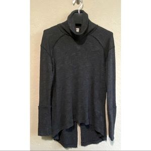 Free People Split Back Turtleneck Tunic